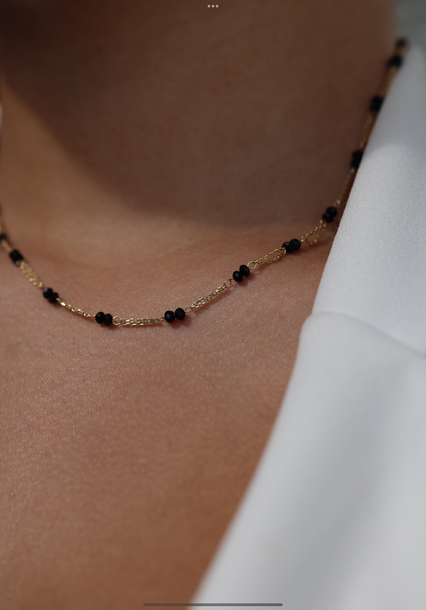 Black clase necklace