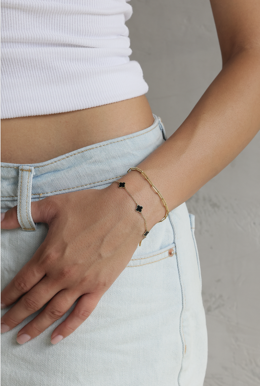 Large paperclip bracelet