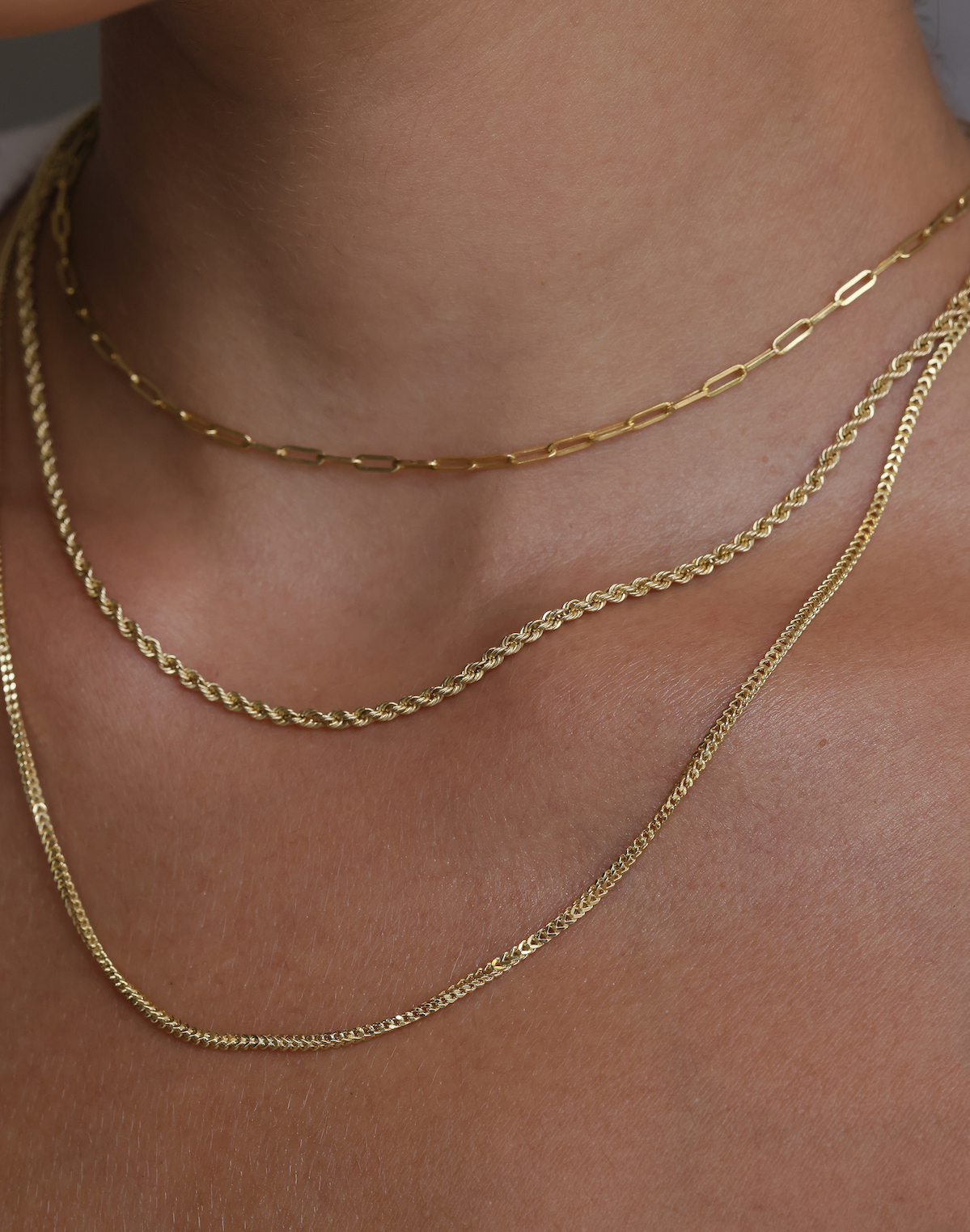 Small paperclip necklace